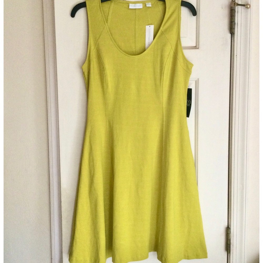 NY&C Fit and Flare Green Dress